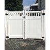 Standard Vinyl Privacy Latch - Padlockable