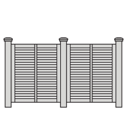 Chiswick Semi-privacy Fence