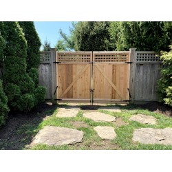 8" Ornamental Half-Strap Hinge