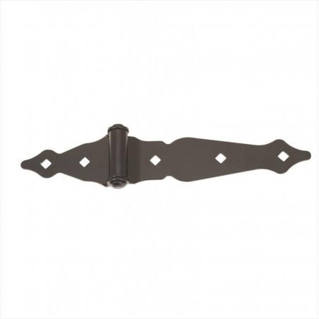 8" Ornamental Half-Strap Hinge