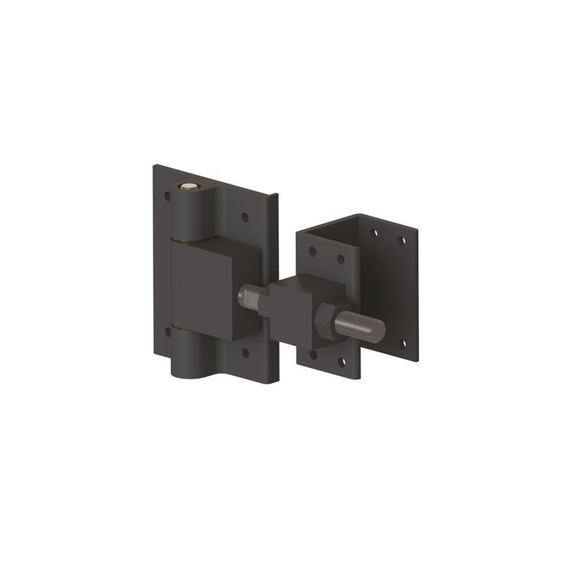 Heavy Duty Estate Gate Hinge with Horizontal Adjustability Heavy Duty Estate Gate Hinge with Horizontal Adjustability