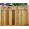 Buckingham Style 6' FRAMED FENCE WITH LATTICE Buckingham Style 6' FRAMED FENCE WITH LATTICE