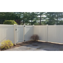 Standard Vinyl Privacy Latch - Padlockable