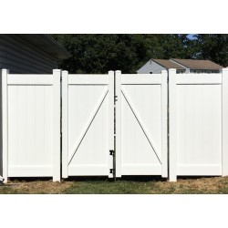 Standard Vinyl Privacy Latch - Padlockable